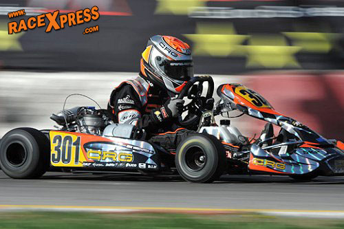 Max Verstappen ruim aan de leding in WSK